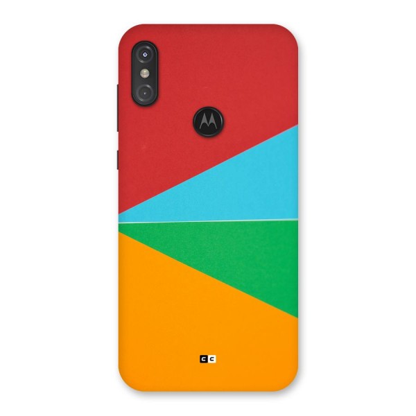 Summer Abstract Back Case for Motorola One Power