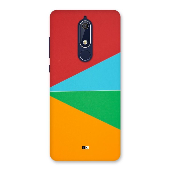 Summer Abstract Back Case for Nokia 5.1