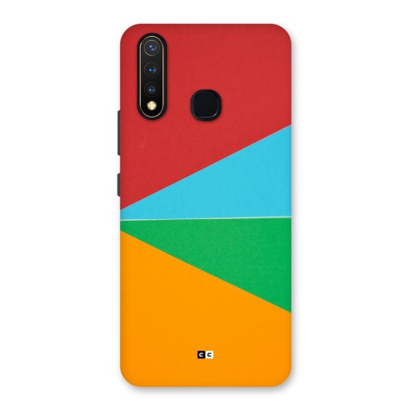 Summer Abstract Back Case for Vivo U20