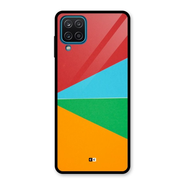 Summer Abstract Glass Back Case for Galaxy A12