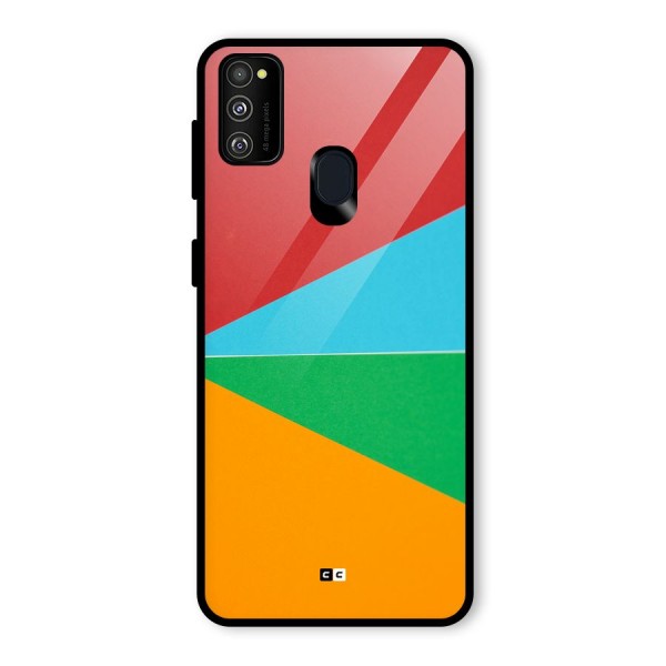 Summer Abstract Glass Back Case for Galaxy M30s