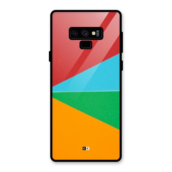 Summer Abstract Glass Back Case for Galaxy Note 9