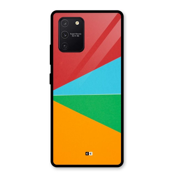 Summer Abstract Glass Back Case for Galaxy S10 Lite