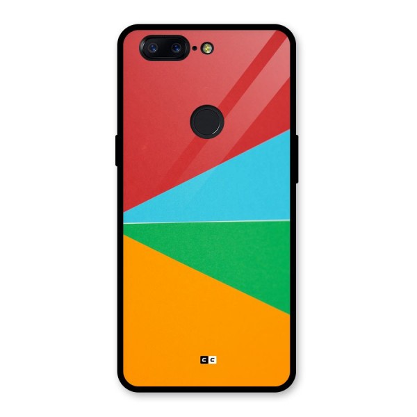 Summer Abstract Glass Back Case for OnePlus 5T