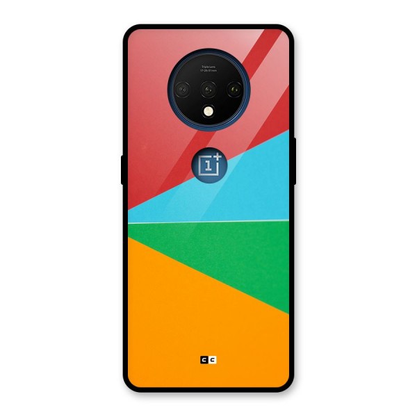 Summer Abstract Glass Back Case for OnePlus 7T