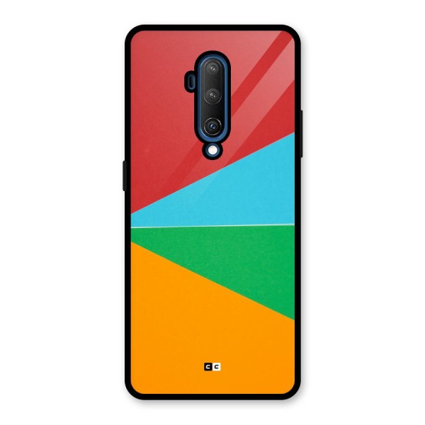 Summer Abstract Glass Back Case for OnePlus 7T Pro