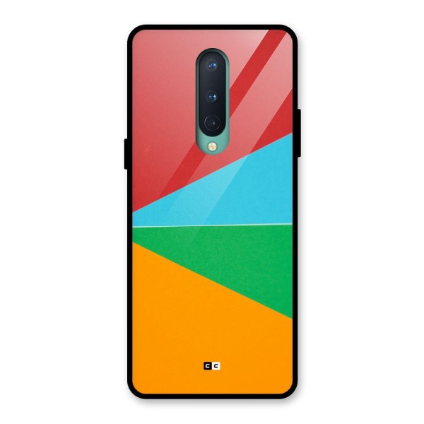 Summer Abstract Glass Back Case for OnePlus 8