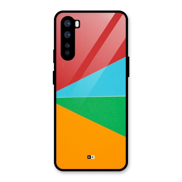 Summer Abstract Glass Back Case for OnePlus Nord