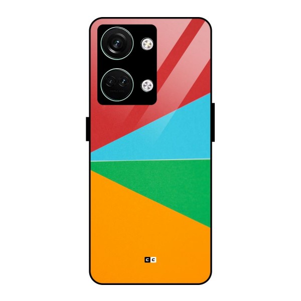 Summer Abstract Glass Back Case for Oneplus Nord 3