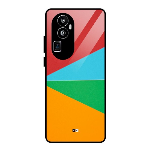 Summer Abstract Glass Back Case for Oppo Reno10 Pro Plus