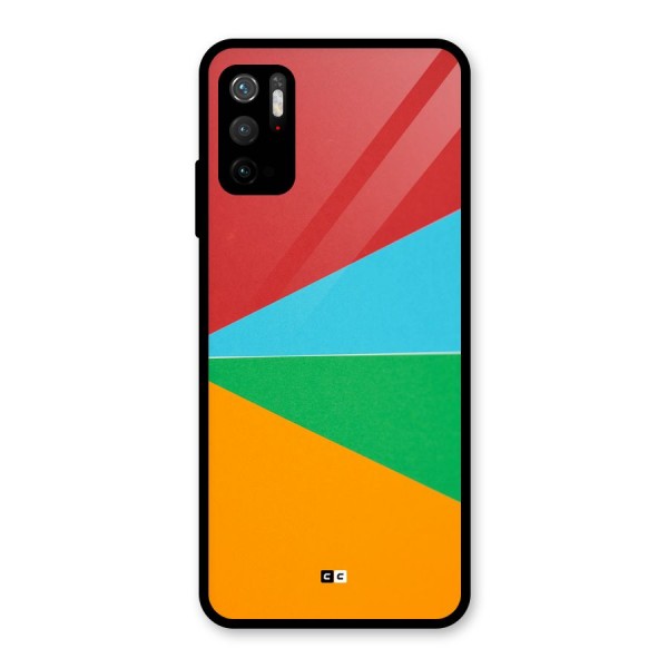 Summer Abstract Glass Back Case for Poco M3 Pro 5G