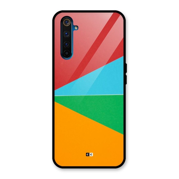 Summer Abstract Glass Back Case for Realme 6 Pro