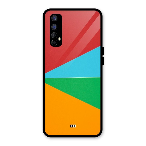 Summer Abstract Glass Back Case for Realme 7