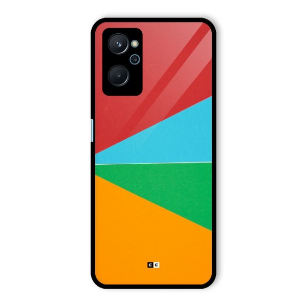 Summer Abstract Glass Back Case for Realme 9i