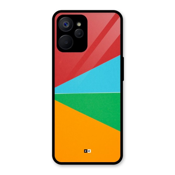 Summer Abstract Glass Back Case for Realme 9i 5G