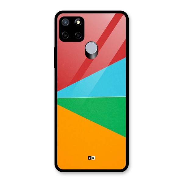 Summer Abstract Glass Back Case for Realme C15