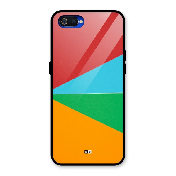 Summer Abstract Glass Back Case for Realme C2