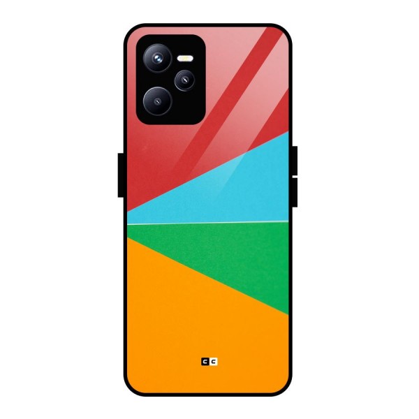 Summer Abstract Glass Back Case for Realme C35