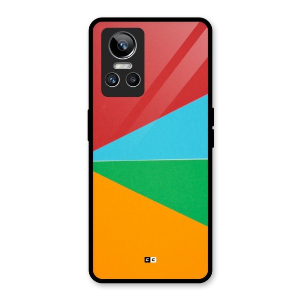 Summer Abstract Glass Back Case for Realme GT Neo 3