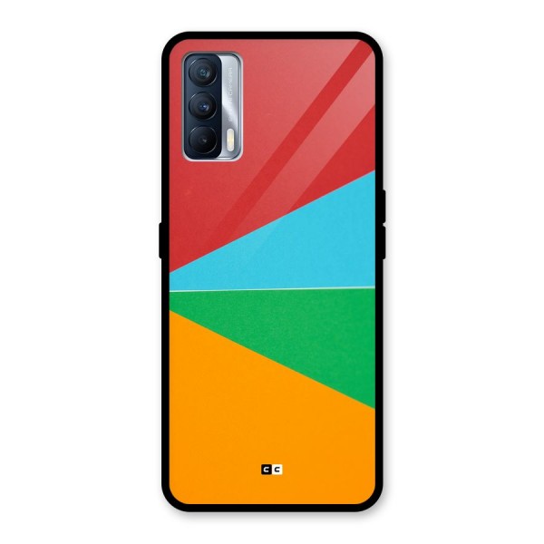 Summer Abstract Glass Back Case for Realme X7