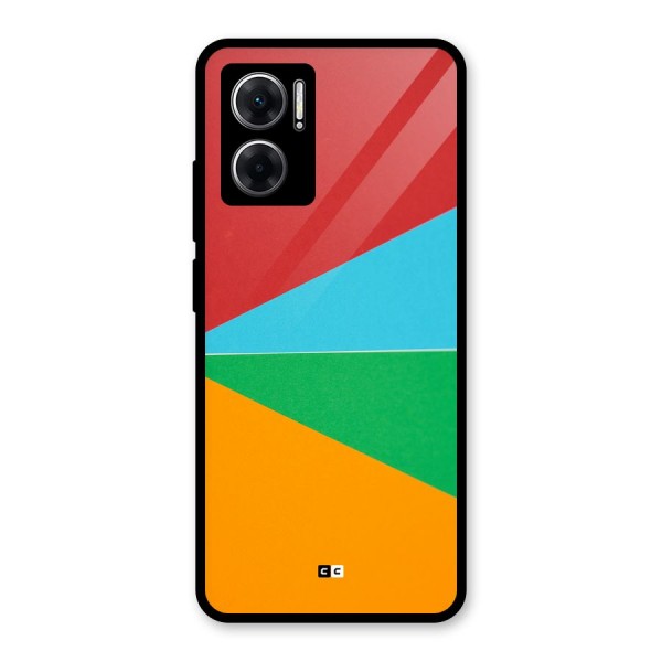 Summer Abstract Glass Back Case for Redmi 11 Prime 5G