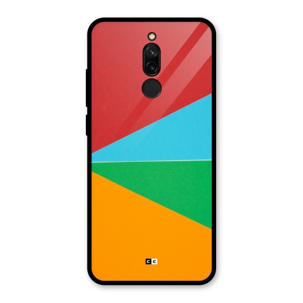 Summer Abstract Glass Back Case for Redmi 8