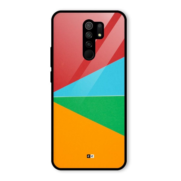 Summer Abstract Glass Back Case for Redmi 9 Prime