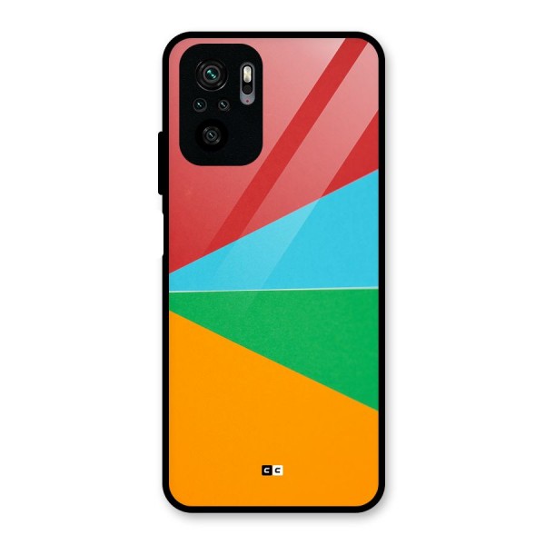 Summer Abstract Glass Back Case for Redmi Note 10