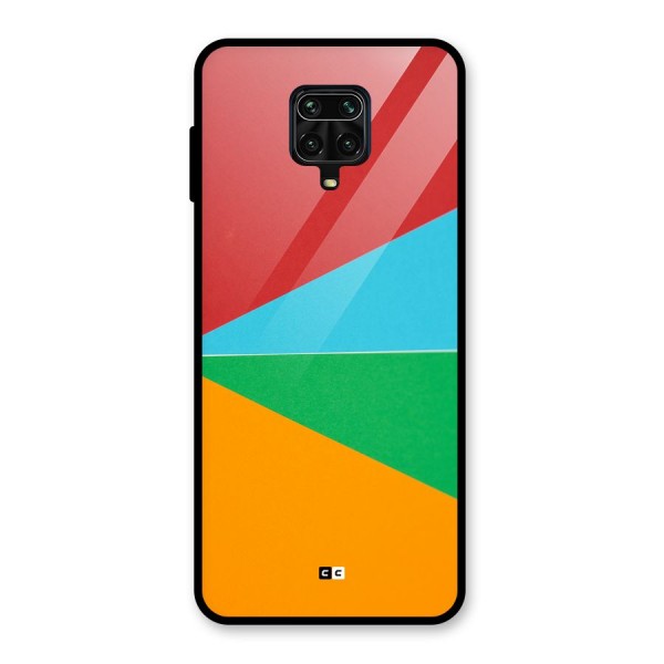 Summer Abstract Glass Back Case for Redmi Note 9 Pro