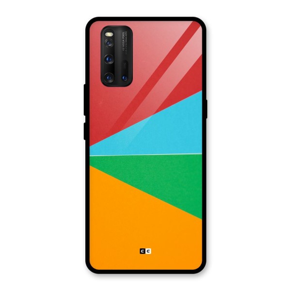 Summer Abstract Glass Back Case for Vivo iQOO 3