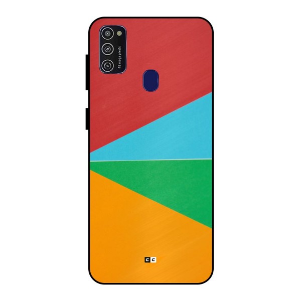 Summer Abstract Metal Back Case for Galaxy M30s