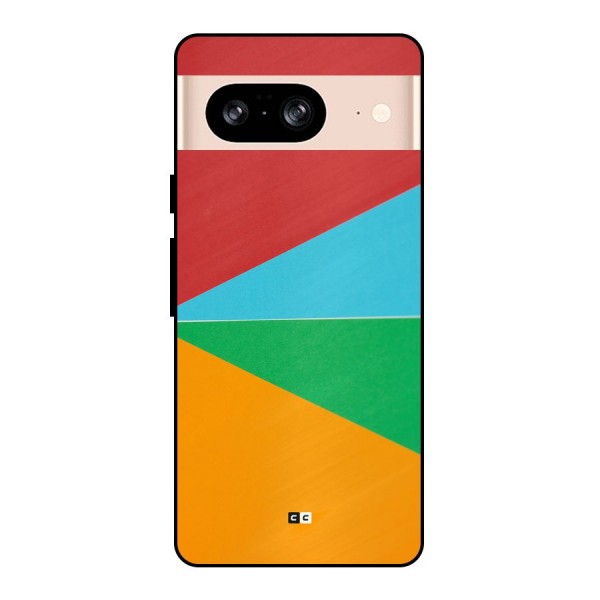 Summer Abstract Metal Back Case for Google Pixel 8