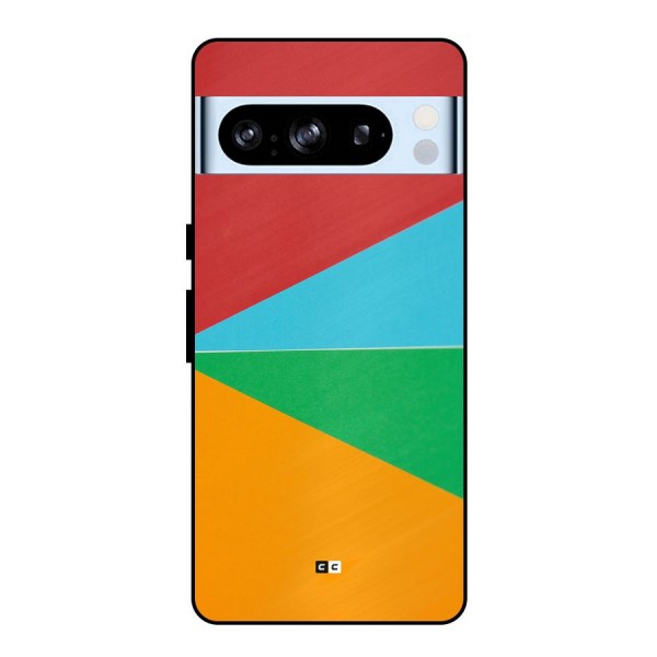 Summer Abstract Metal Back Case for Google Pixel 8 Pro