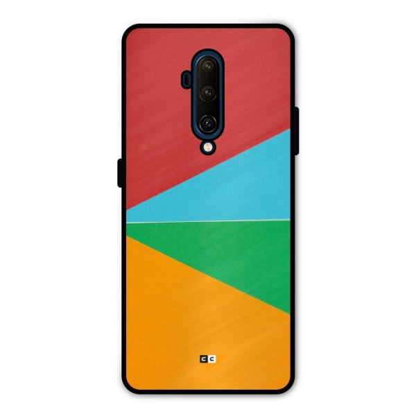 Summer Abstract Metal Back Case for OnePlus 7T Pro