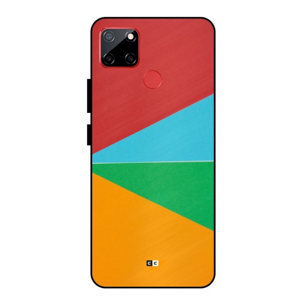 Summer Abstract Metal Back Case for Realme C12