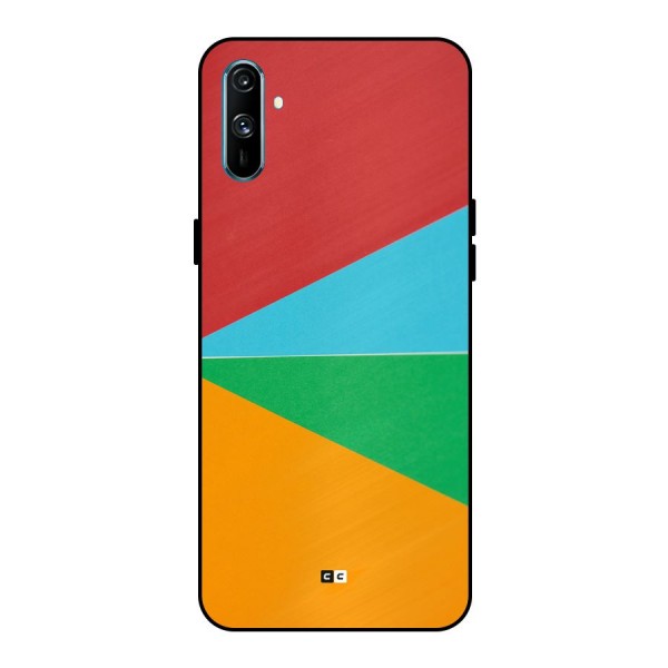 Summer Abstract Metal Back Case for Realme C3