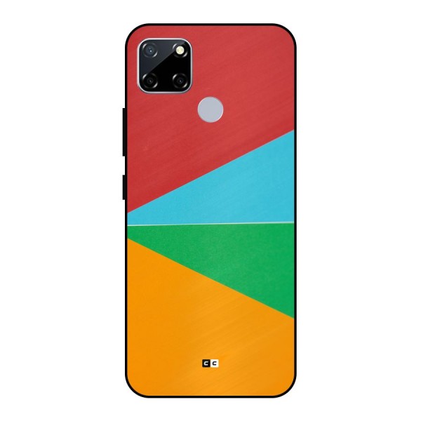 Summer Abstract Metal Back Case for Realme Narzo 20