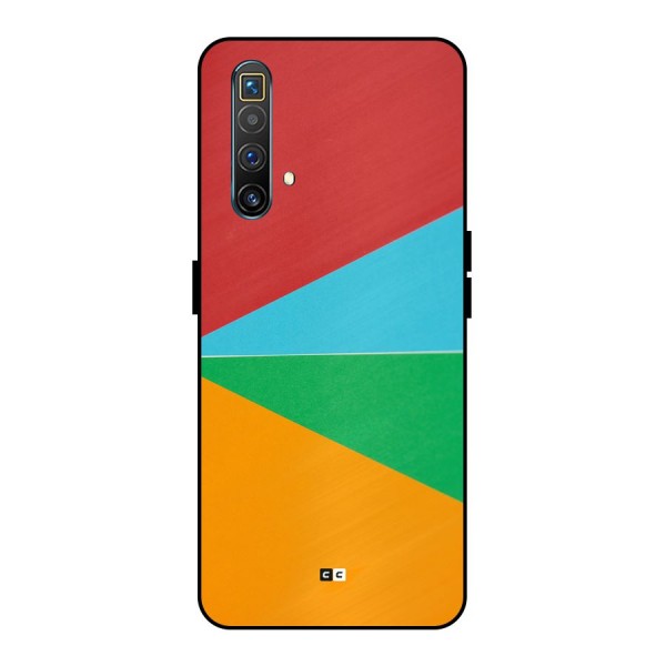 Summer Abstract Metal Back Case for Realme X3 SuperZoom