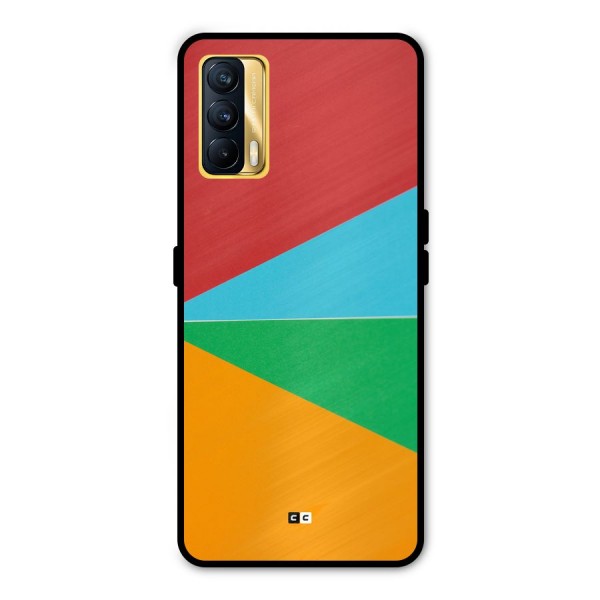 Summer Abstract Metal Back Case for Realme X7