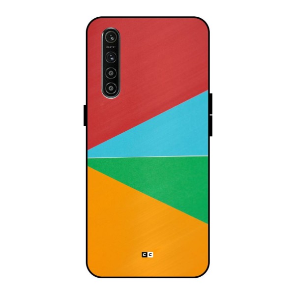 Summer Abstract Metal Back Case for Realme XT