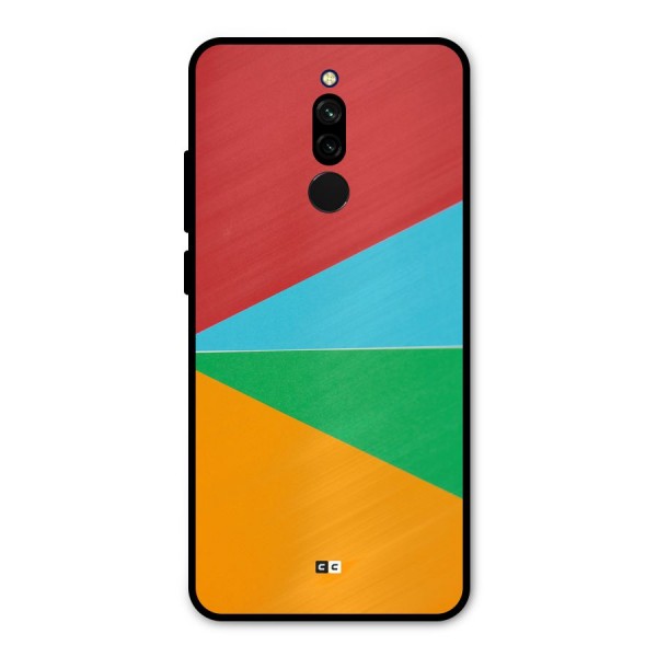 Summer Abstract Metal Back Case for Redmi 8