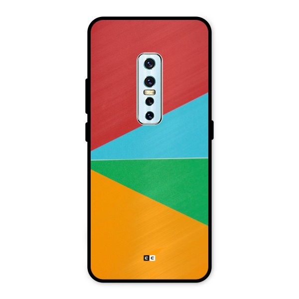 Summer Abstract Metal Back Case for Vivo V17 Pro