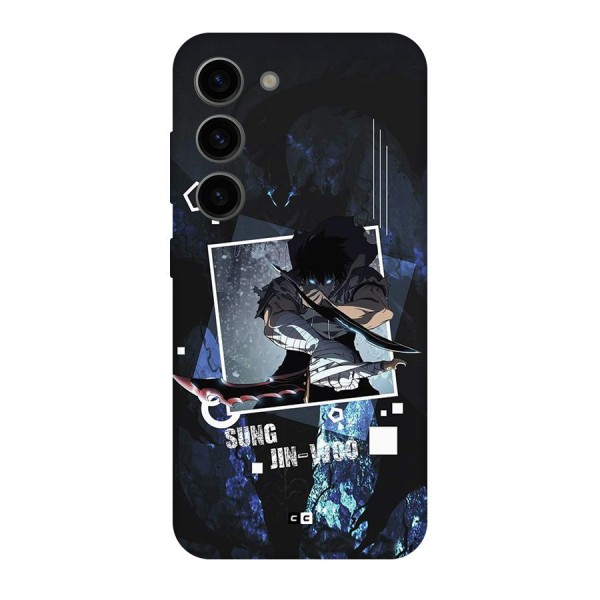 Sung Jinwoo In Battle Back Case for Galaxy S23