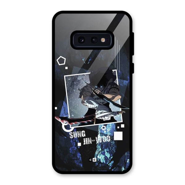 Sung Jinwoo In Battle Glass Back Case for Galaxy S10e