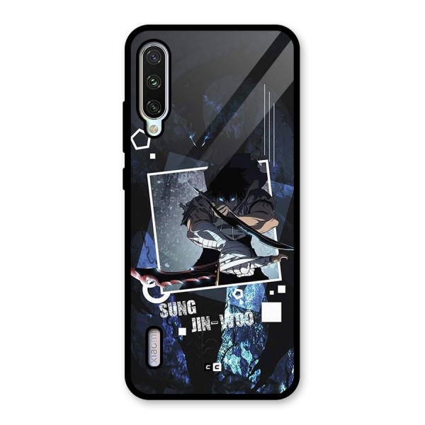 Sung Jinwoo In Battle Glass Back Case for Mi A3