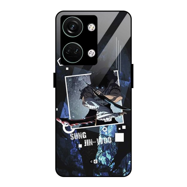 Sung Jinwoo In Battle Glass Back Case for Oneplus Nord 3