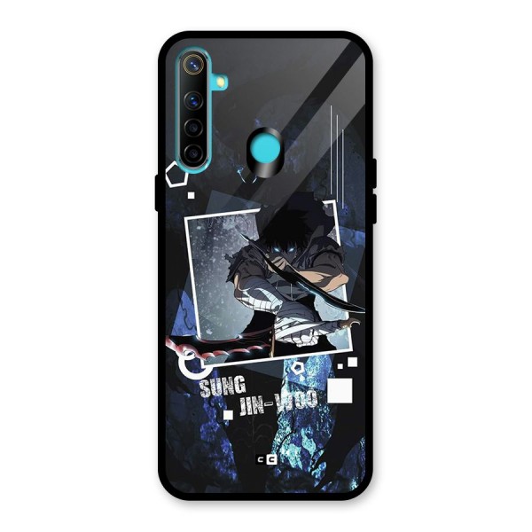 Sung Jinwoo In Battle Glass Back Case for Realme 5