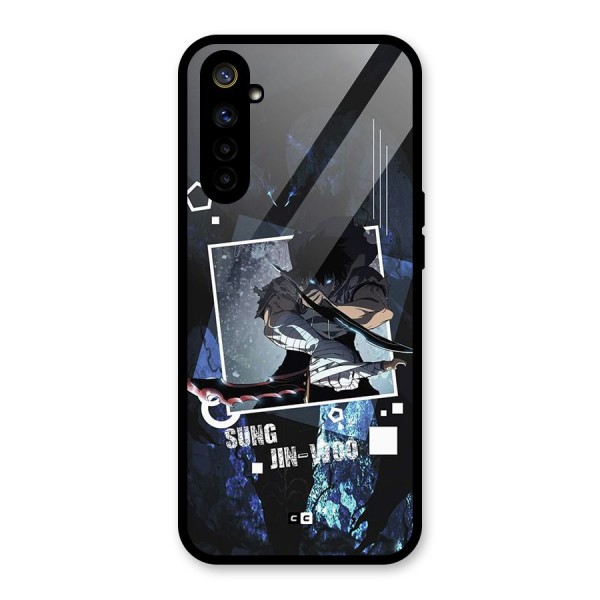 Sung Jinwoo In Battle Glass Back Case for Realme 6