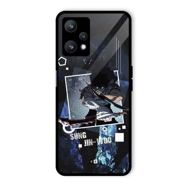 Sung Jinwoo In Battle Glass Back Case for Realme 9 Pro 5G
