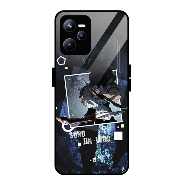 Sung Jinwoo In Battle Glass Back Case for Realme C35